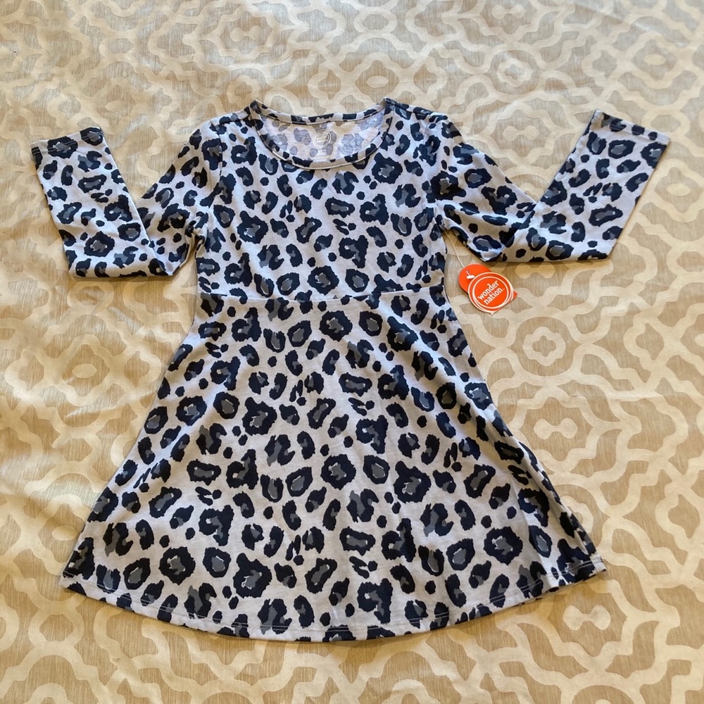 NWT- Wonder Nation Animal Print Dress S6X NWT